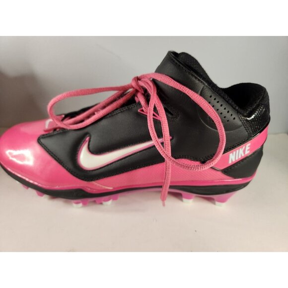 Nike Football Air Lt Super Bad Shoes Size US 12.5 396221-006 Pink Used - Picture 4 of 13